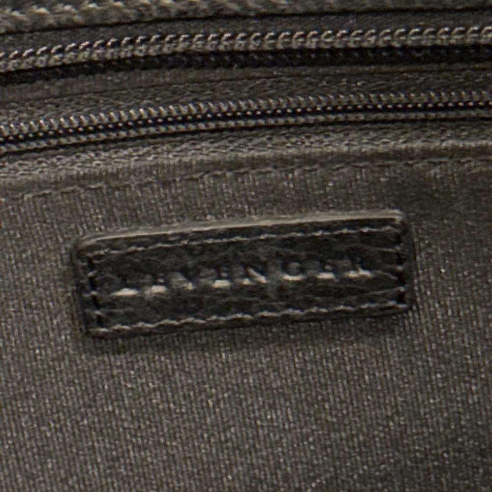 Levenger Black Leather Business Tote Notebook Briefcase Bag Documents Shoulder - Picture 10 of 11